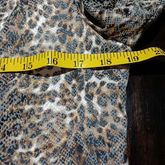 Alberto Makali Women's Leopard Print Open Jacket 3/4 Sleeves M - Picture 4 of 9